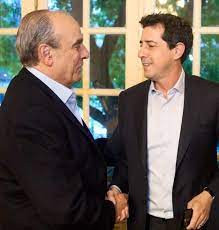 Wado de Pedro recibe a Guillermo Francos en Casa Rosada