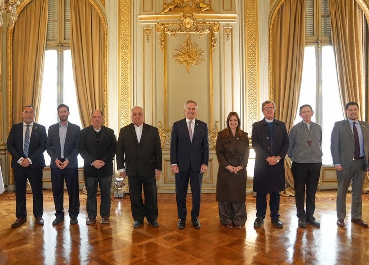 En la previa del Te Deum, el Gobierno se reunió con la Conferencia Episcopal Argentina