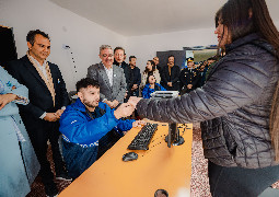 Inauguraron un nuevo Centro de Emisión de Licencias en Saujil