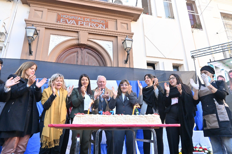 Aniversario del Hospital de Niños Eva Perón